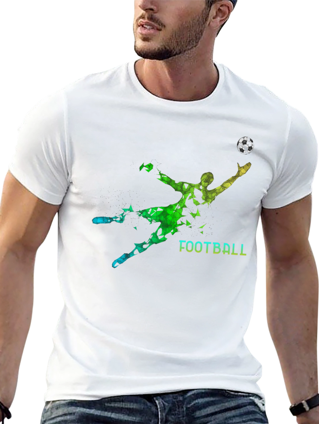 Abstract Football T-Shirt