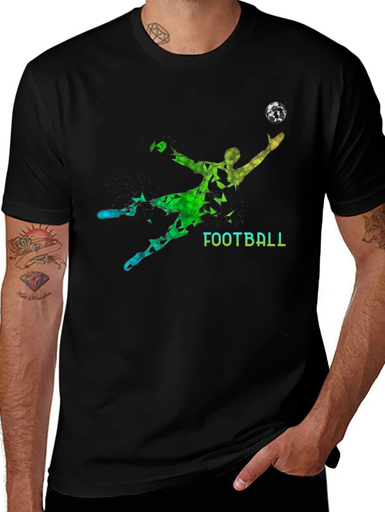 Abstract Football T-Shirt