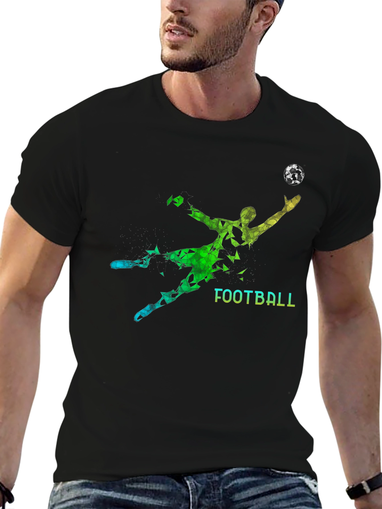 Abstract Football T-Shirt