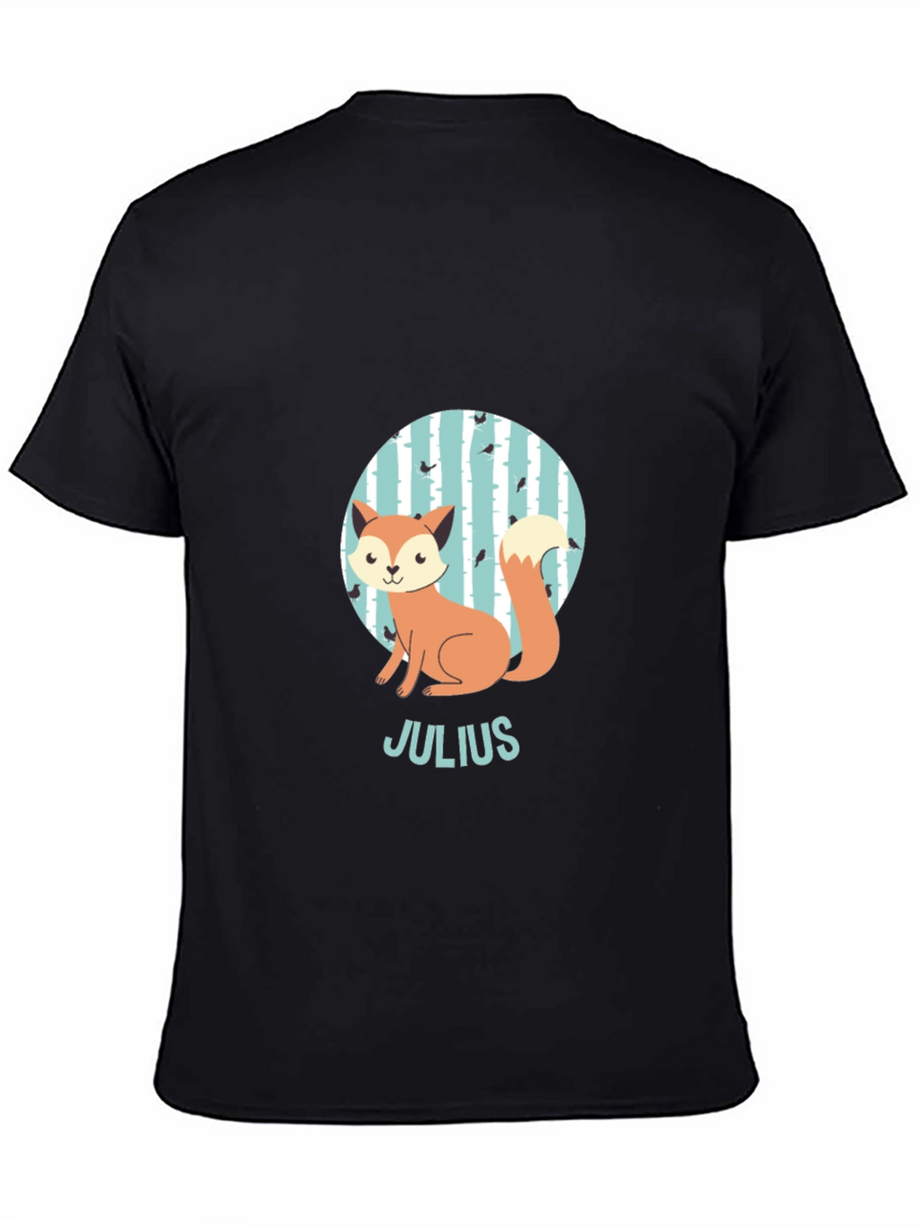 Cute Fox Julius Kids Personalized T-Shirt