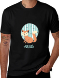 Cute Fox Julius Kids Personalized T-Shirt