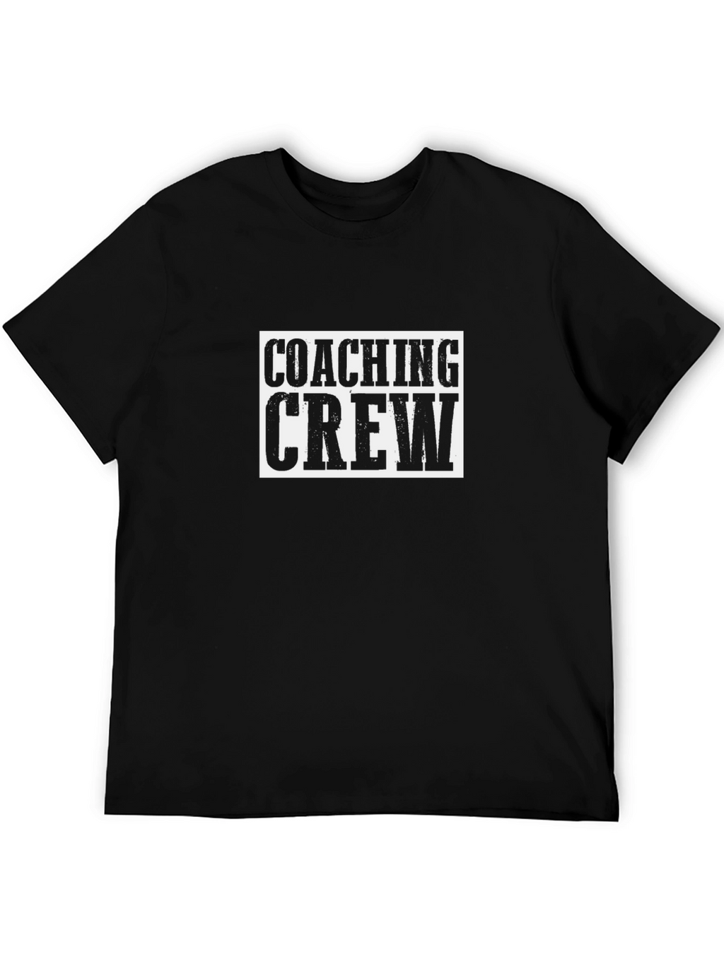 Coaching Crew T-Shirt - Bold Black Tee