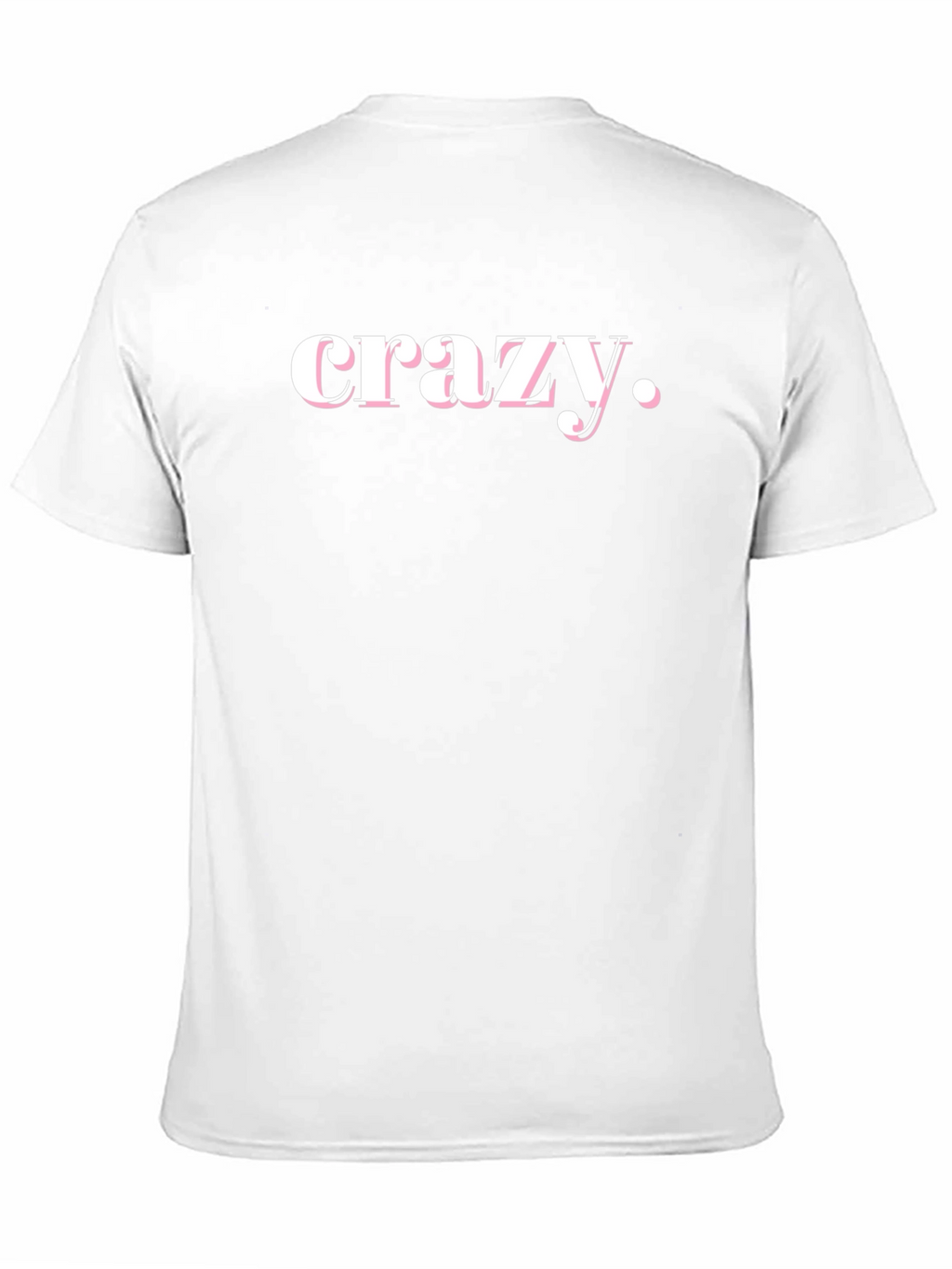 Crazy Graphic Tee - Black Cotton T-Shirt