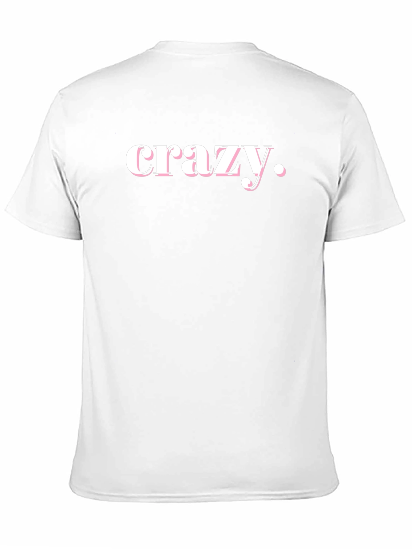 Crazy Graphic Tee - Black Cotton T-Shirt