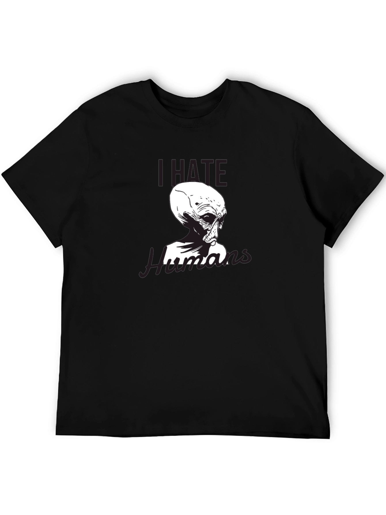 I Hate Humans Alien T-Shirt