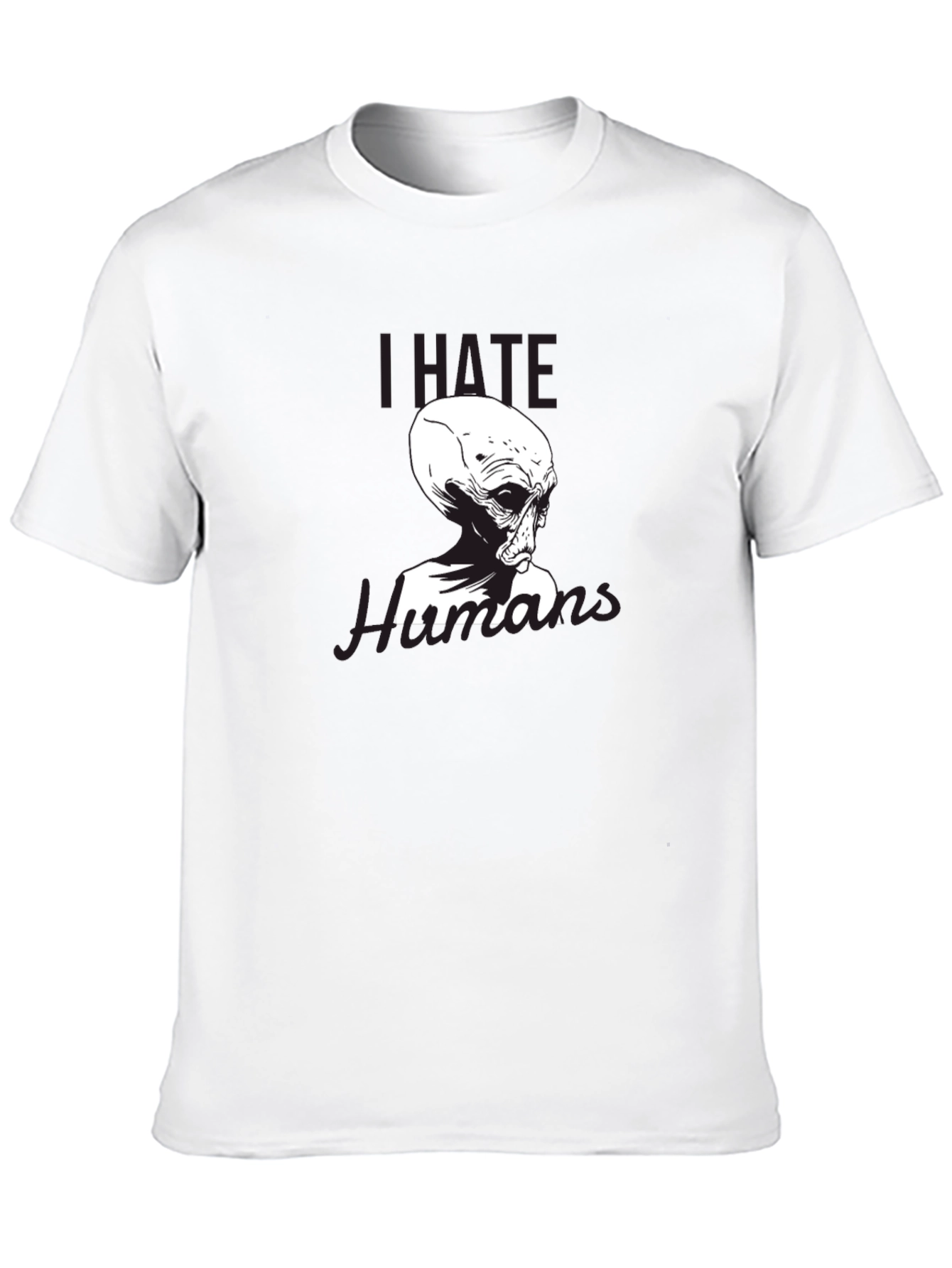 I Hate Humans Alien T-Shirt