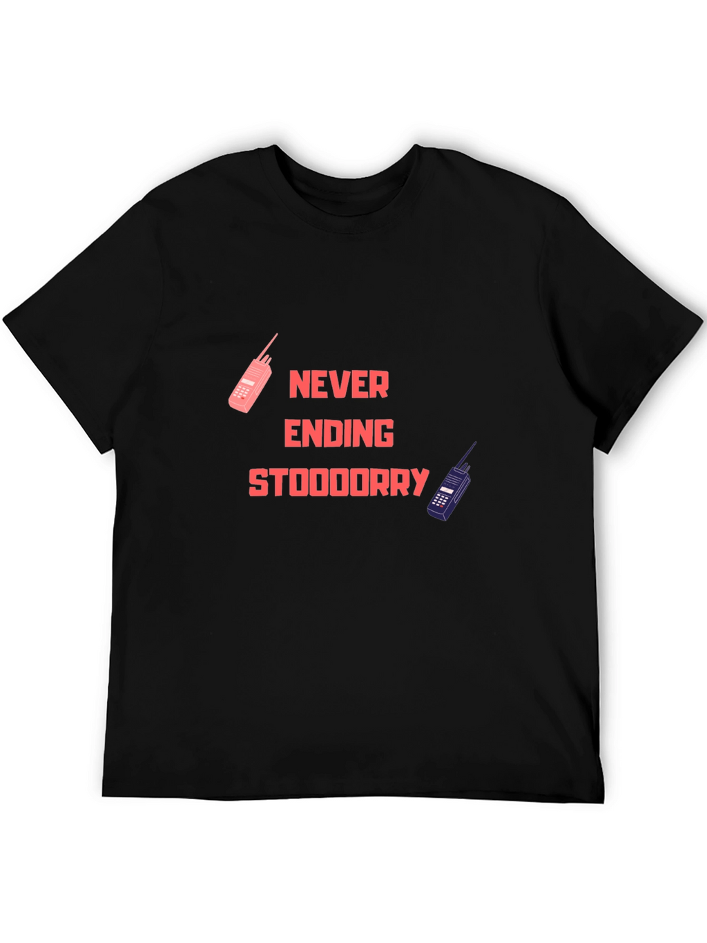 Never Ending Stooooodorry Black T-Shirt