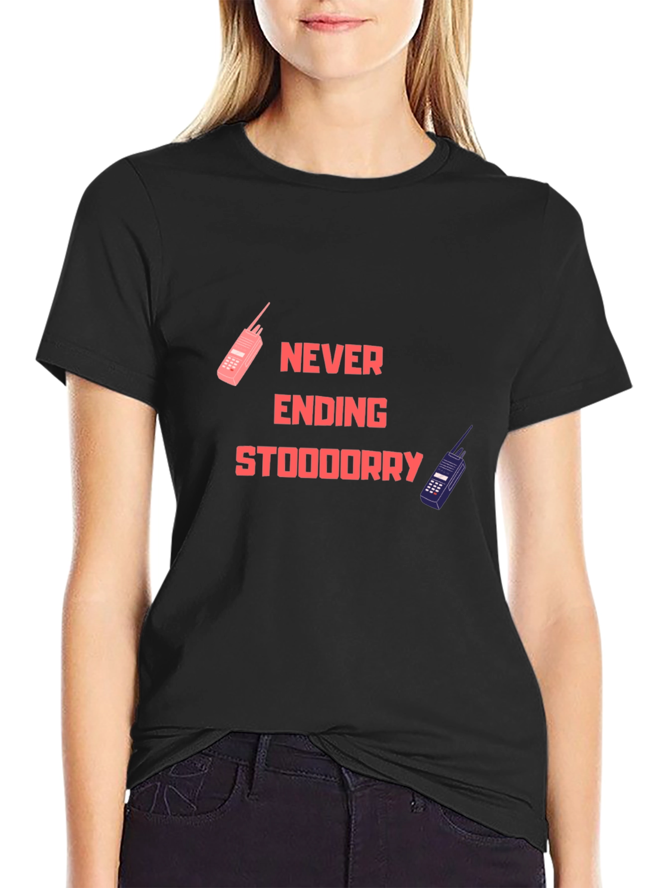 Never Ending Stooooodorry Black T-Shirt