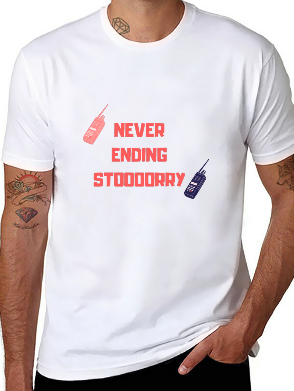 Never Ending Stooooodorry Black T-Shirt