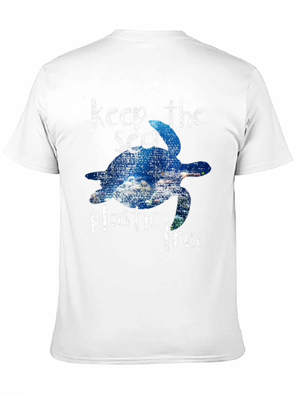 Keep the Sea Plastic Free Turtle Graphic Tee