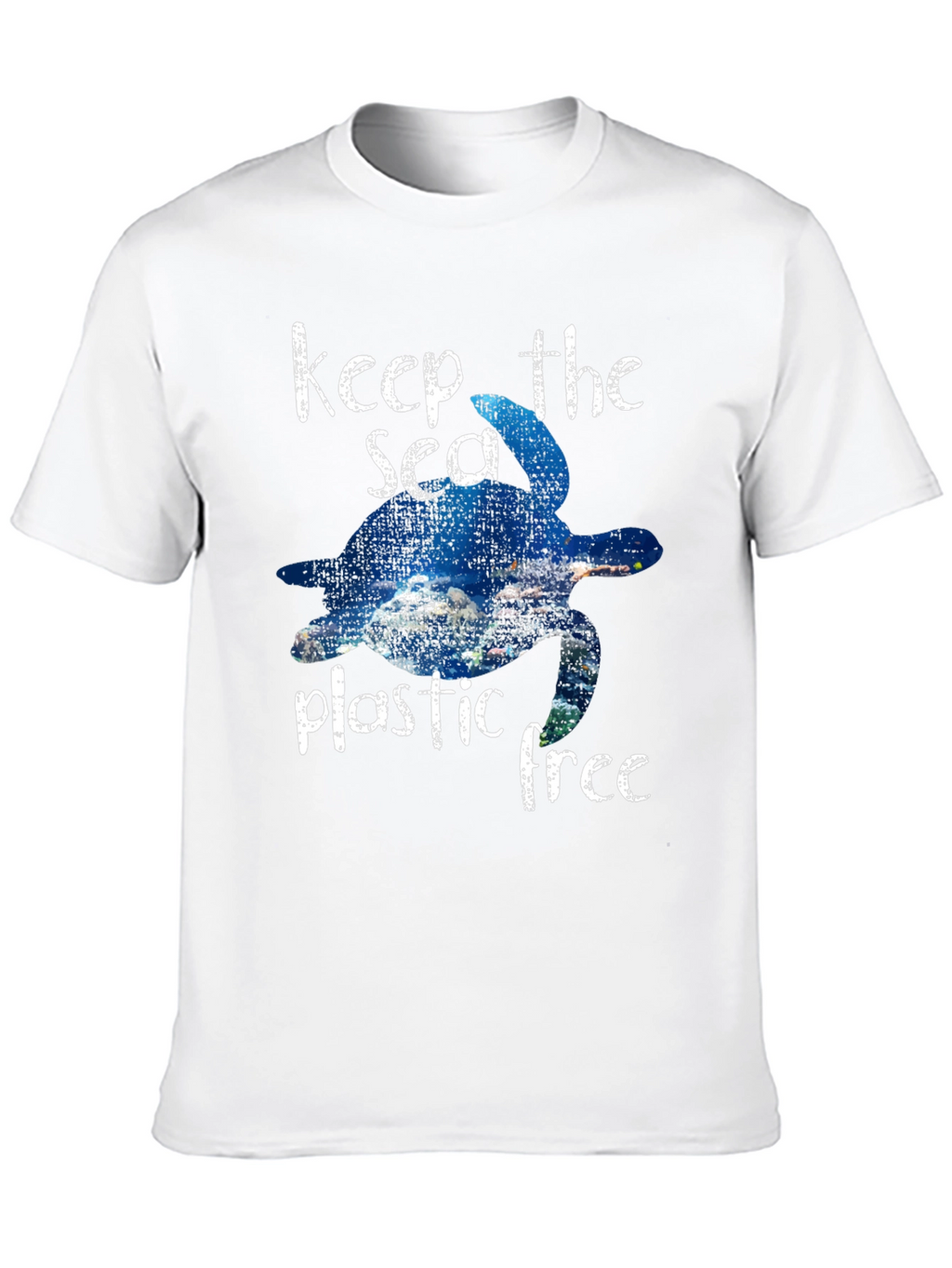 Keep the Sea Plastic Free Turtle Graphic Tee