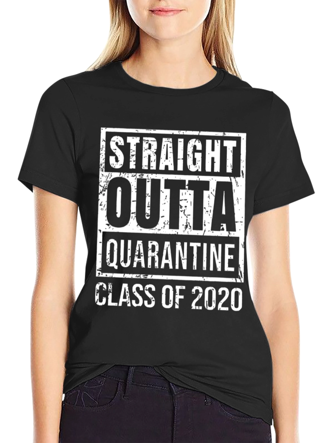 Straight Outta Quarantine Class of 2020 T-Shirt