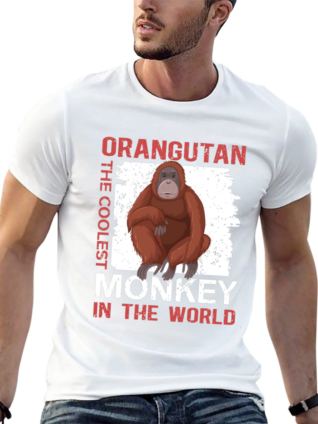 Cool Orangutan Monkey Graphic T-Shirt