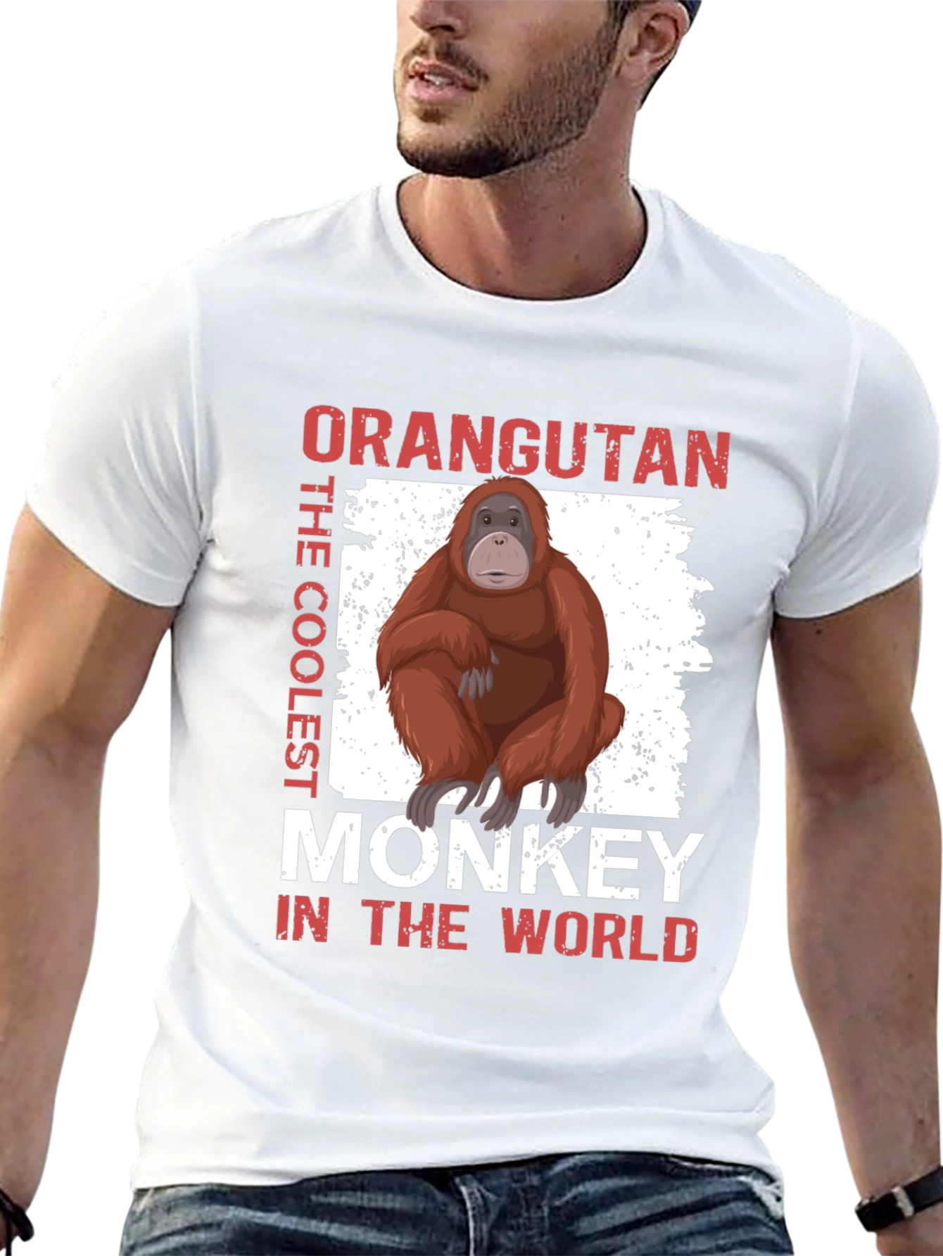 Cool Orangutan Monkey Graphic T-Shirt