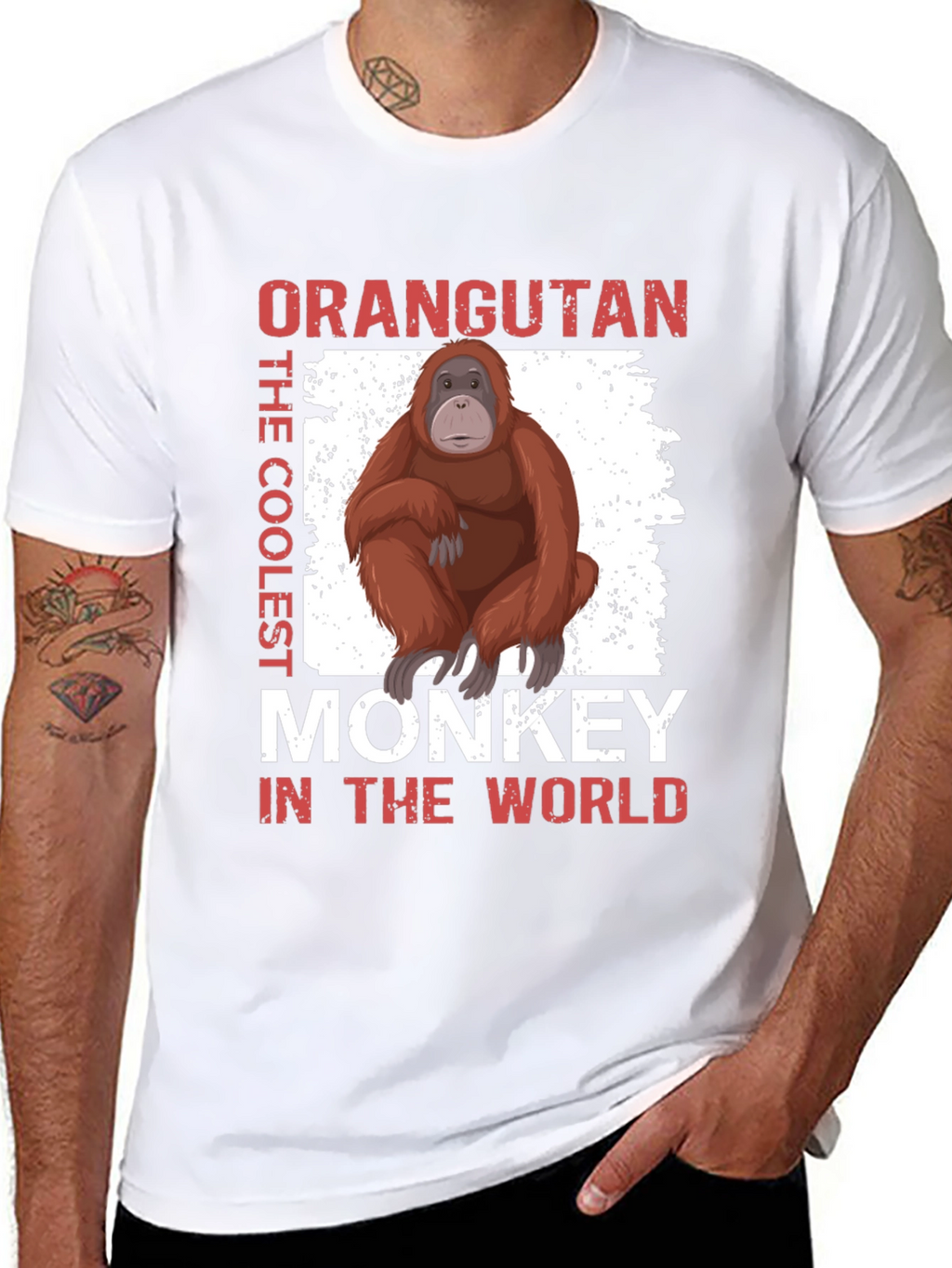 Cool Orangutan Monkey Graphic T-Shirt