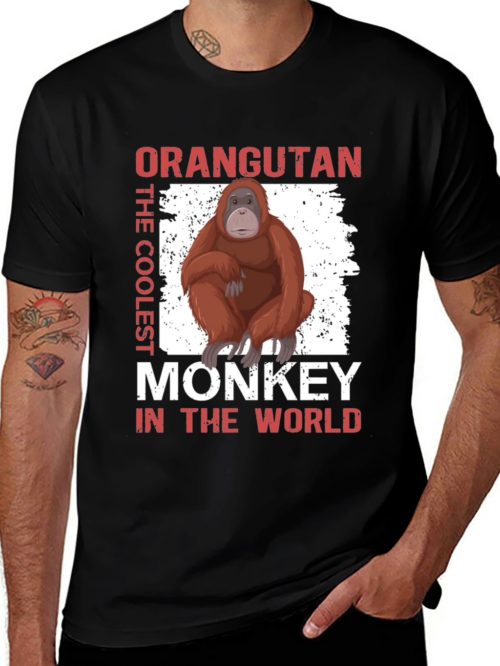 Cool Orangutan Monkey Graphic T-Shirt