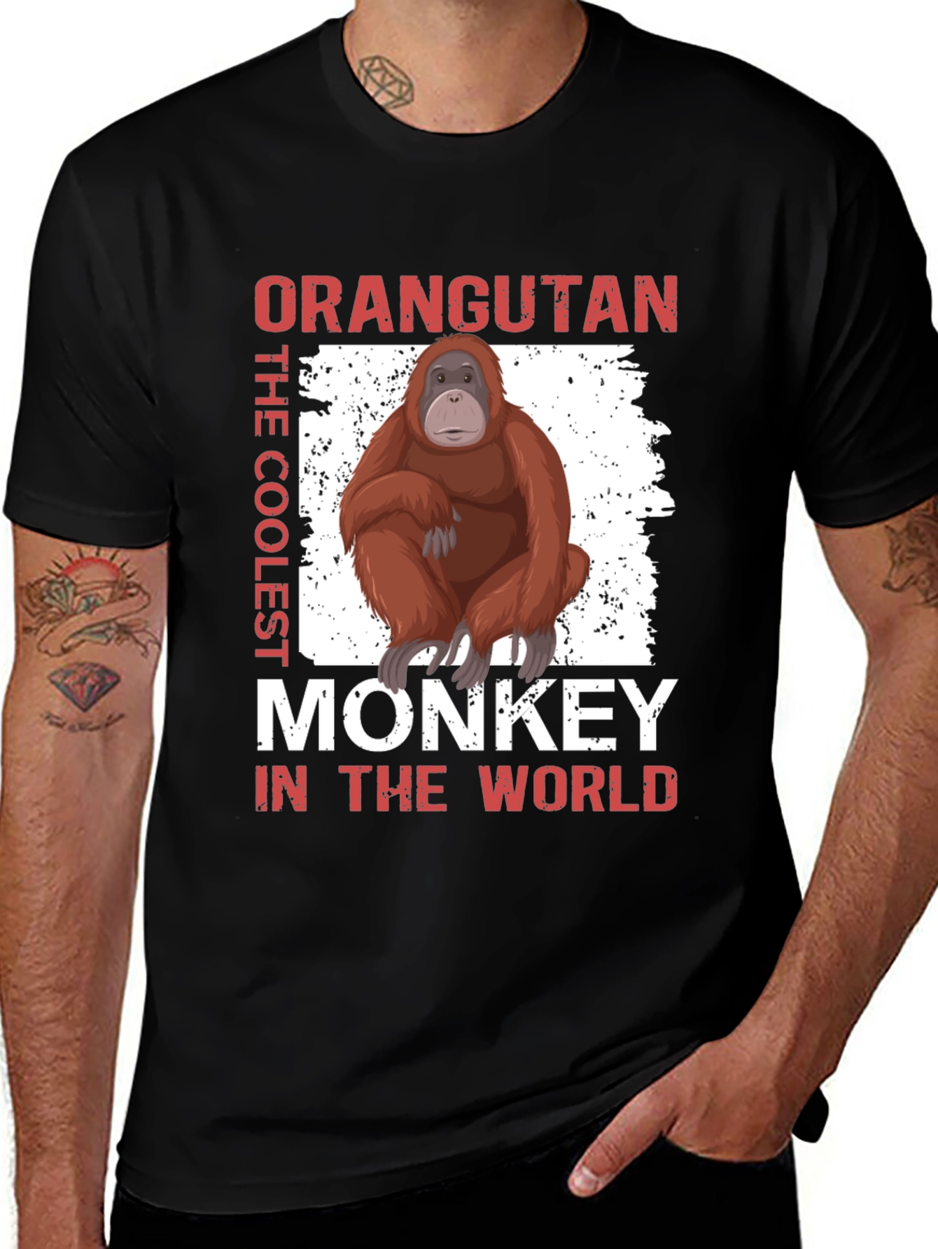 Cool Orangutan Monkey Graphic T-Shirt