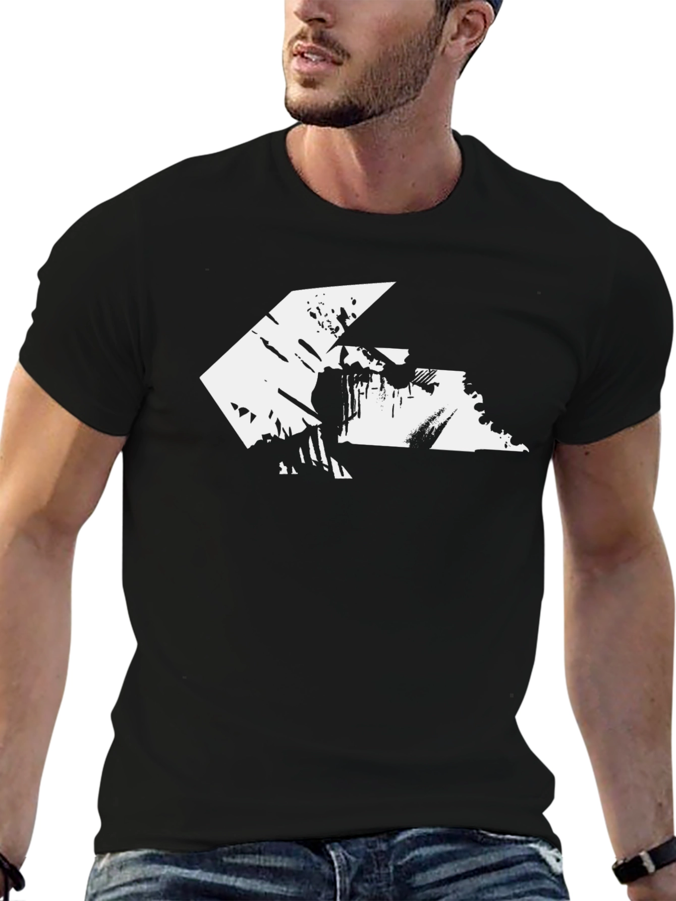 Abstract Graphic Tee - Modern Streetwear T-Shirt