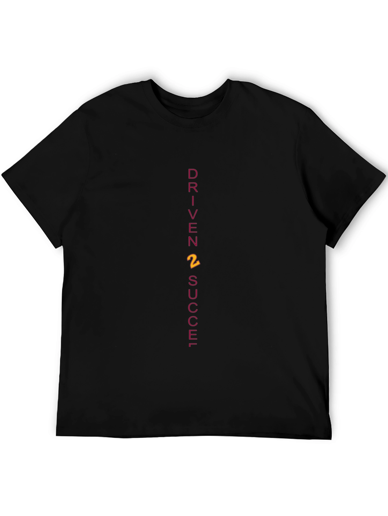 Driven 2 Success Black Graphic T-Shirt