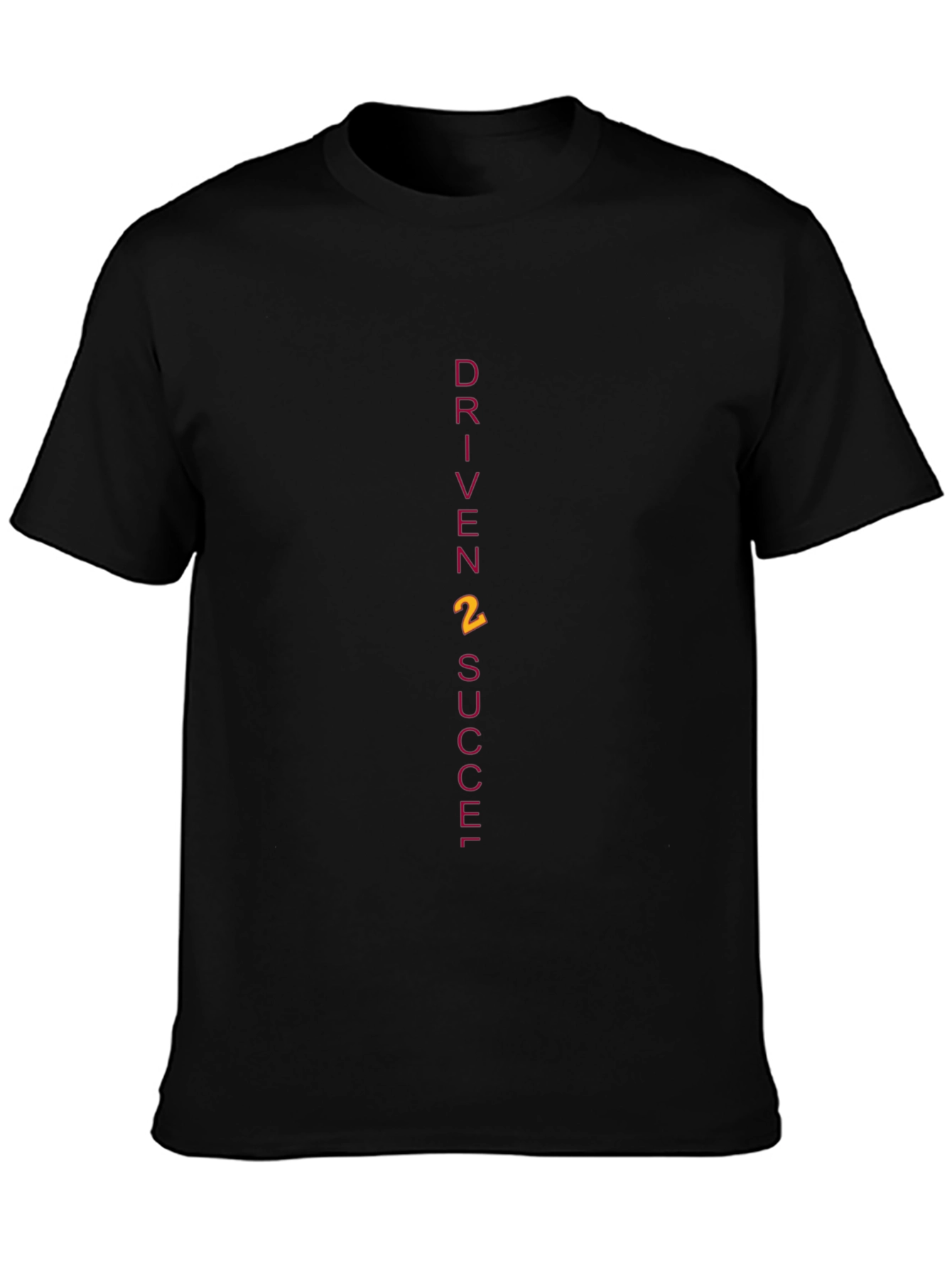 Driven 2 Success Black Graphic T-Shirt