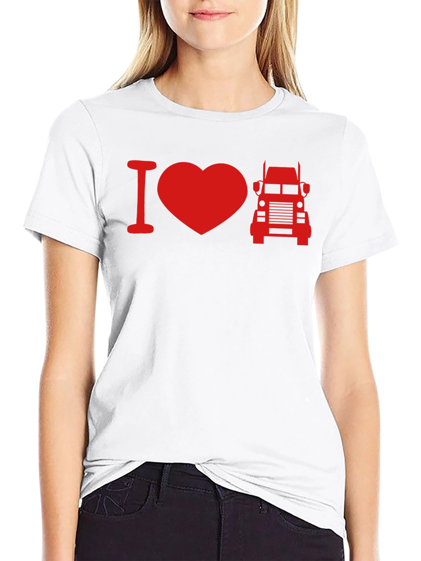 I Heart Trucks Black T-Shirt