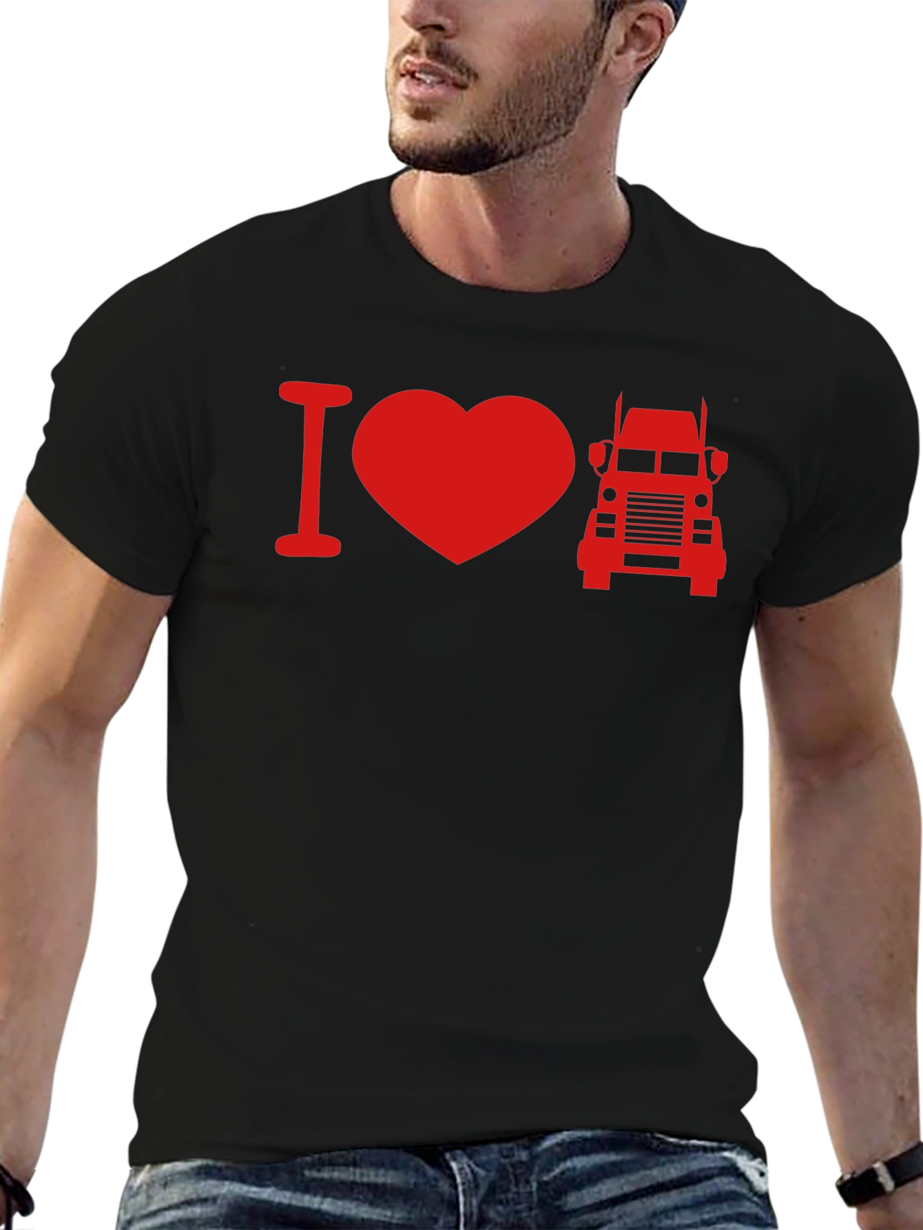 I Heart Trucks Black T-Shirt