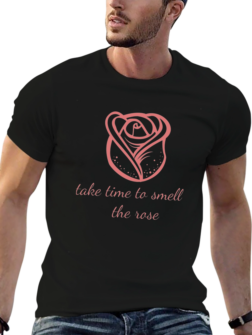 Take Time To Smell The Rose Graphic Tee