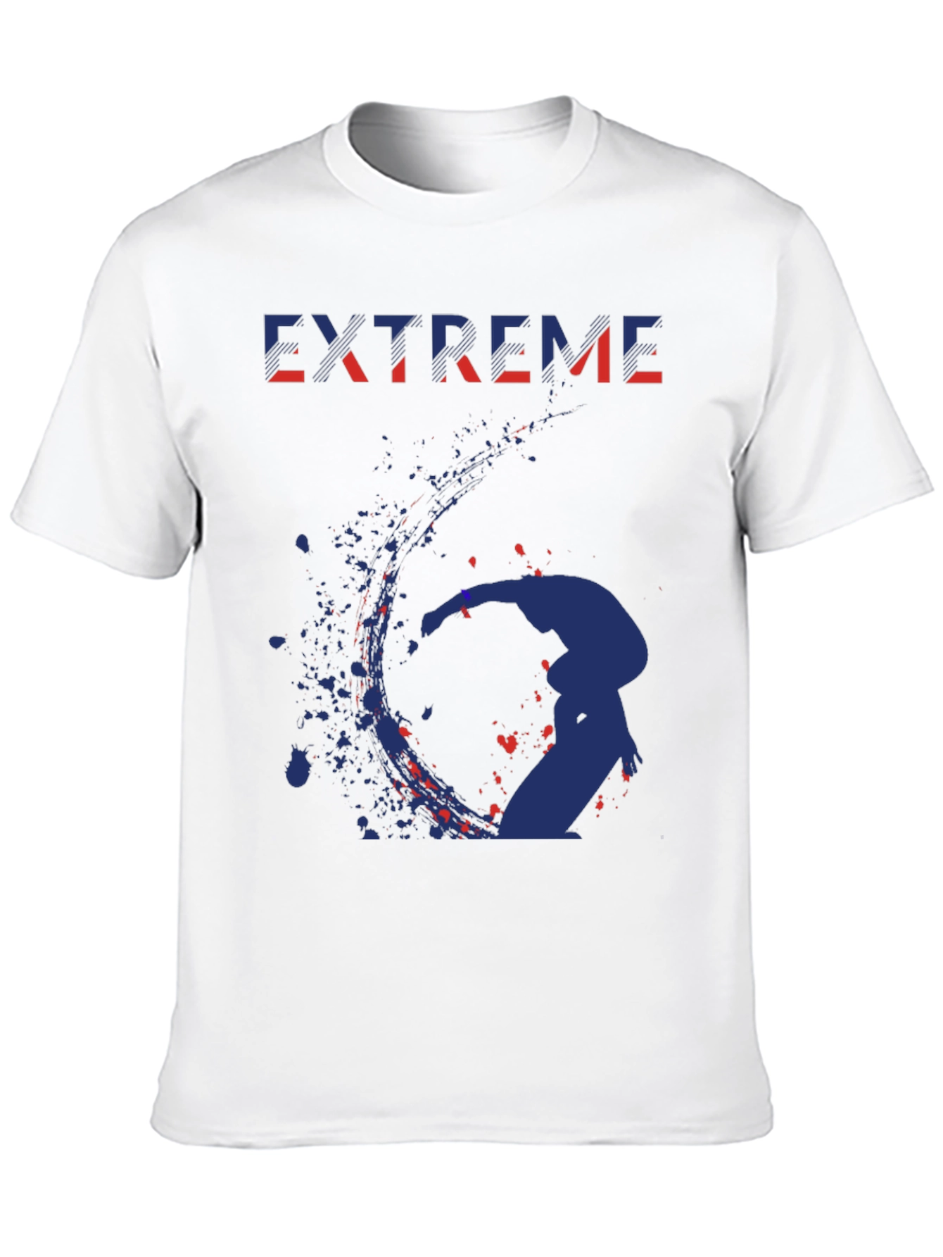 Extreme Graphic Print Black T-Shirt