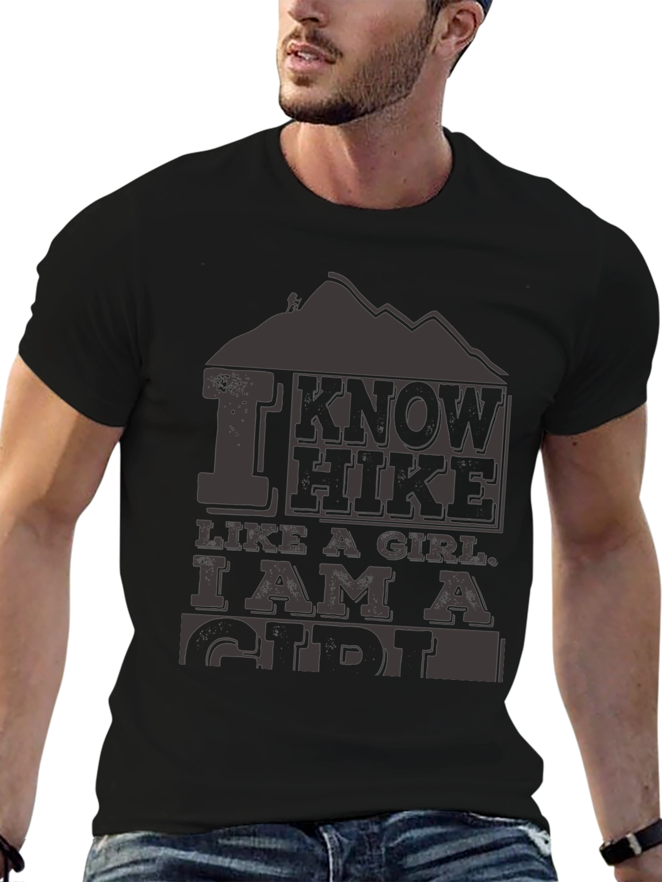I Know I Hike Like a Girl T-Shirt