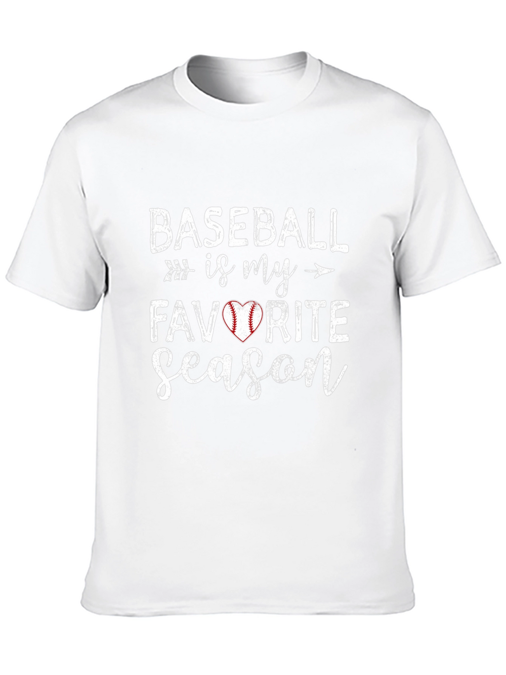 Baseball Is My Favorite Season Graphic Tee