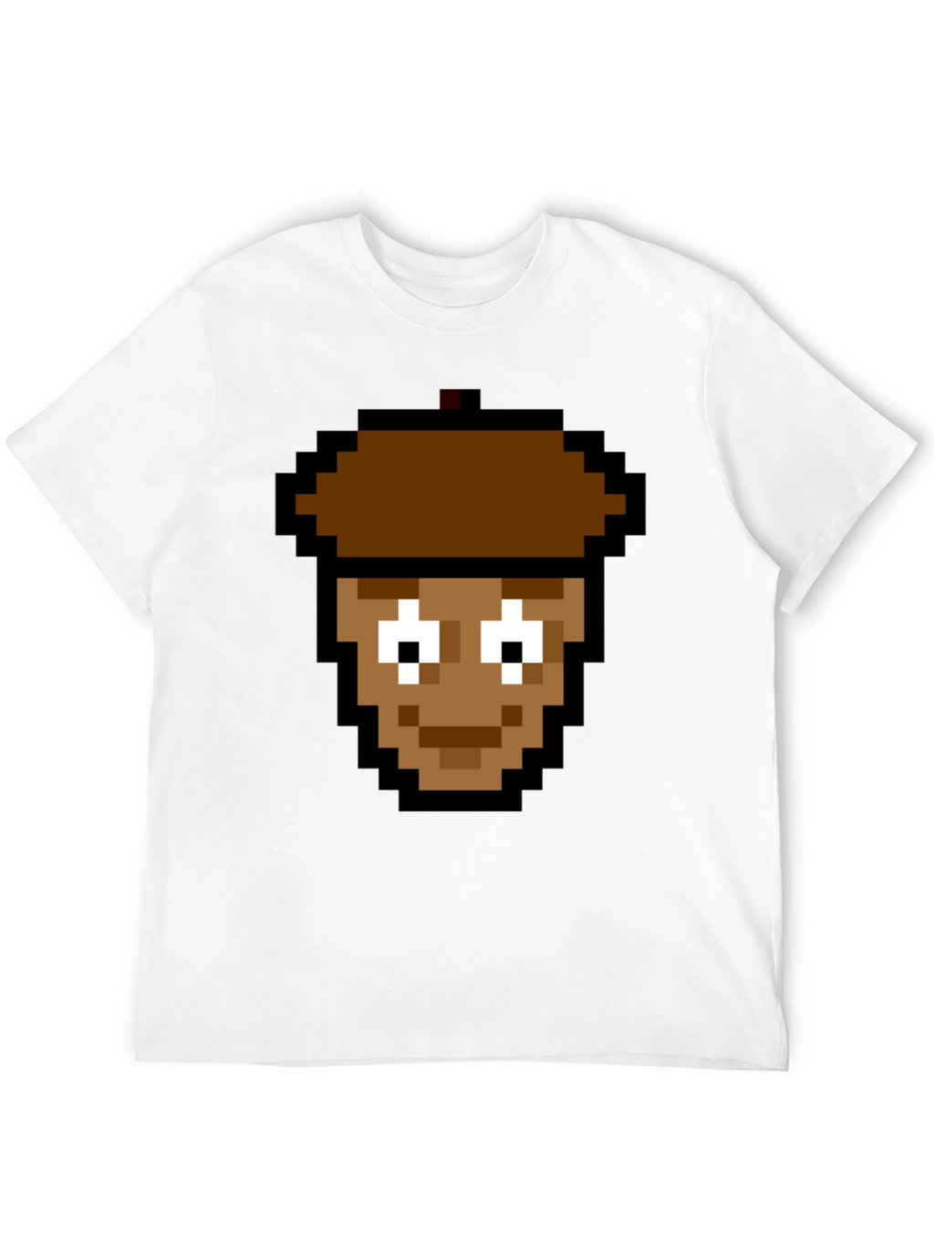 Pixel Acorn Character T-Shirt