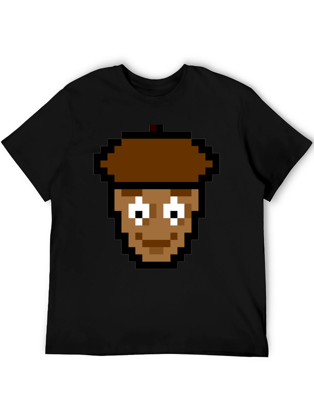 Pixel Acorn Character T-Shirt