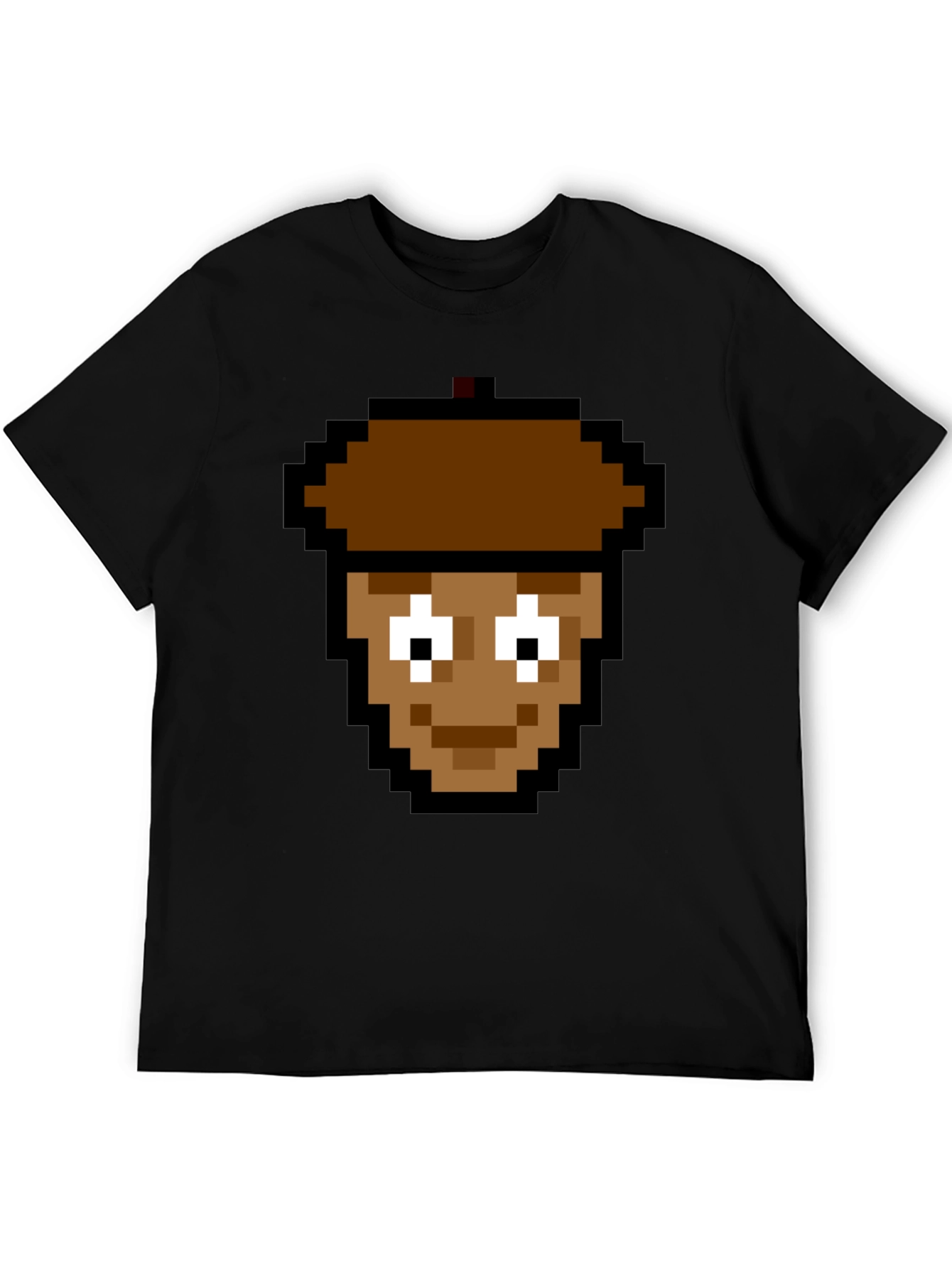Pixel Acorn Character T-Shirt