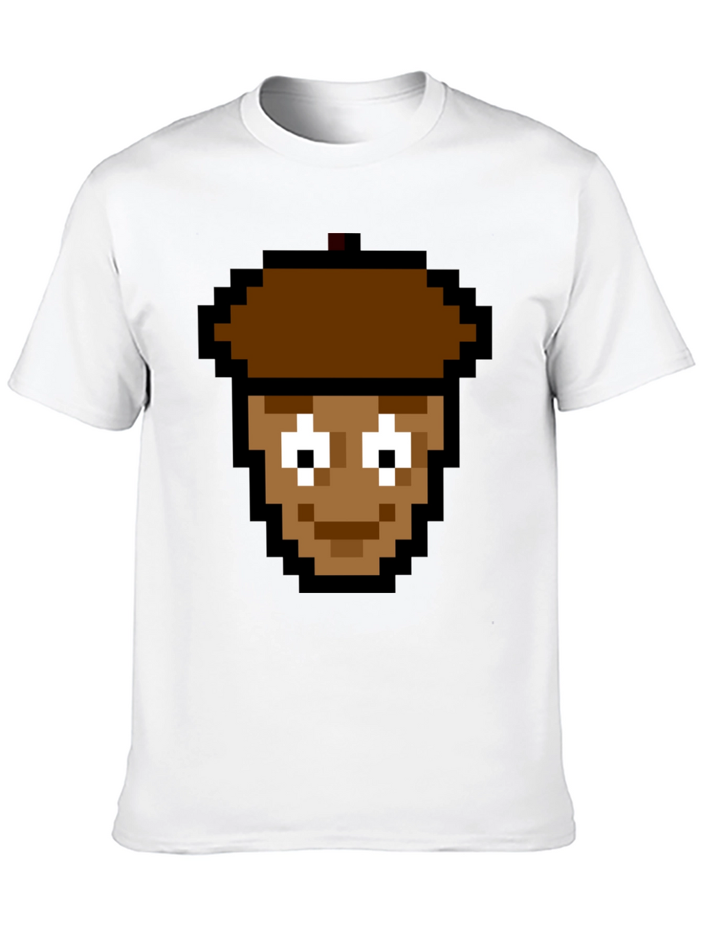 Pixel Acorn Character T-Shirt