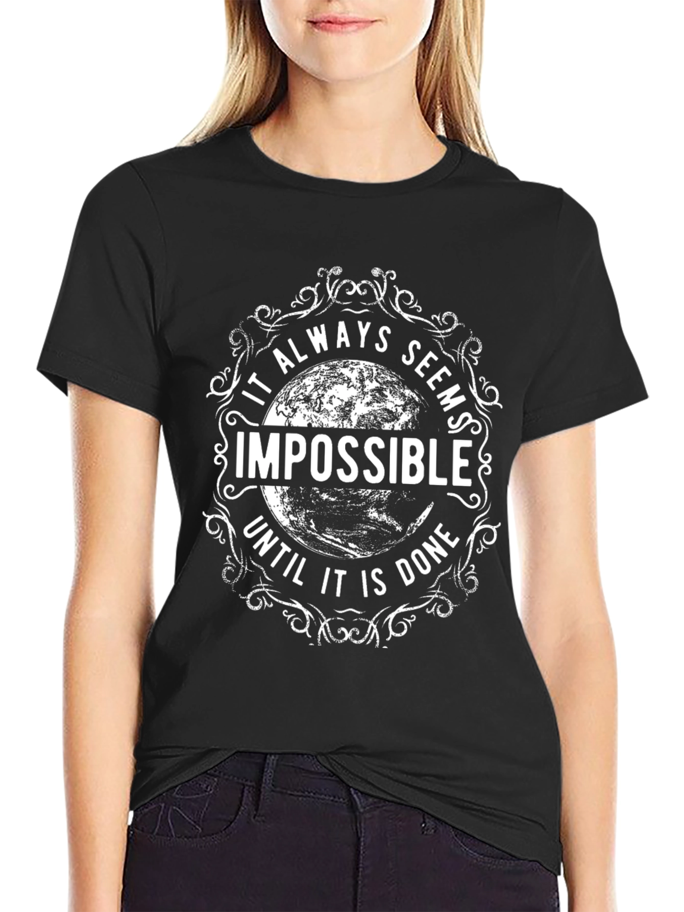 Impossible Quote T-Shirt - Motivational Graphic Tee