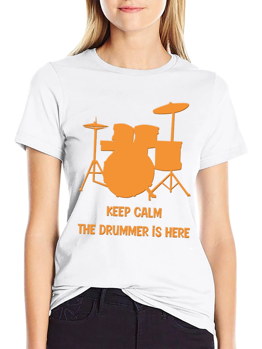 Keep Calm The Drummer Is Here T-Shirt