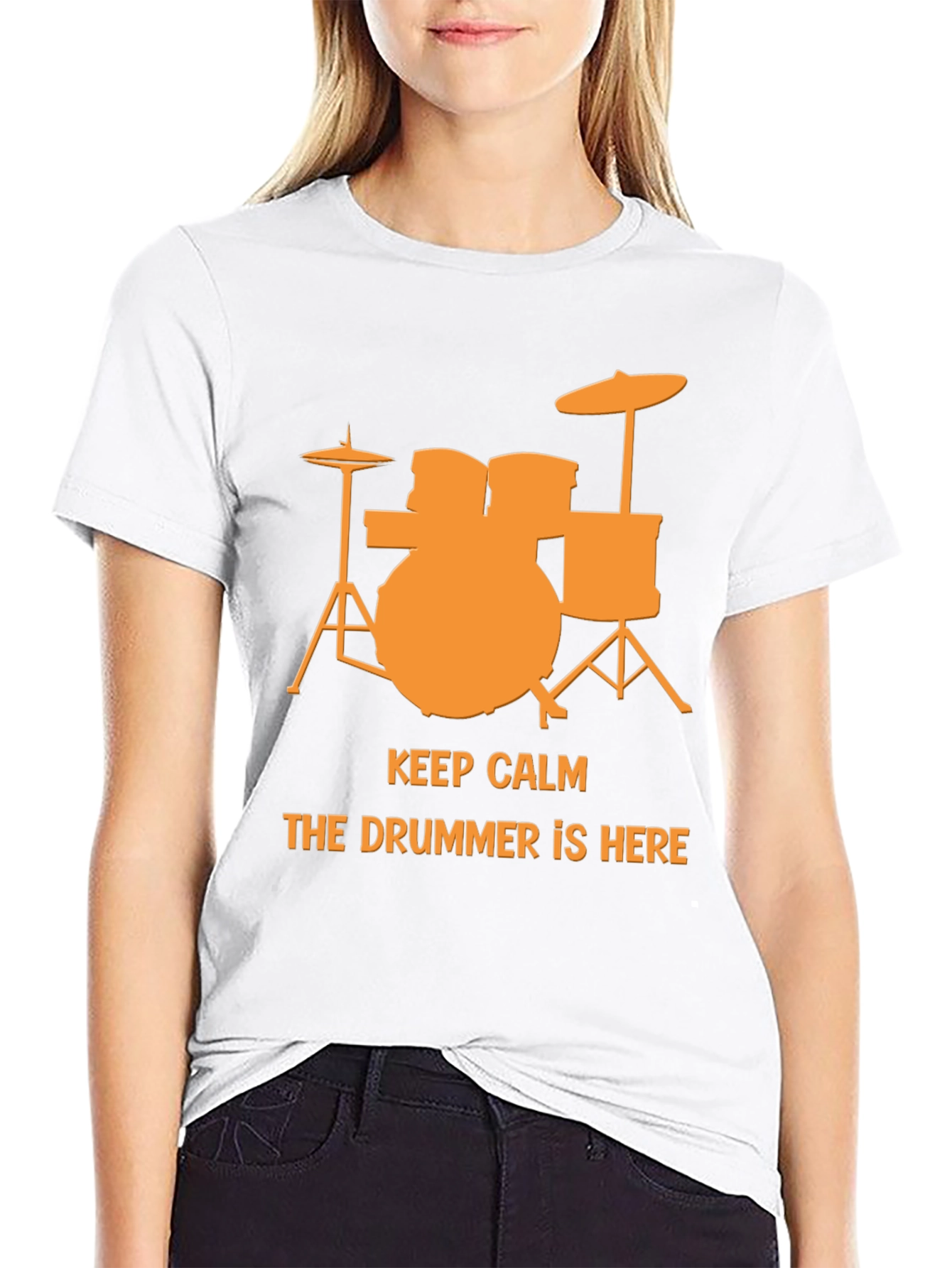 Keep Calm The Drummer Is Here T-Shirt
