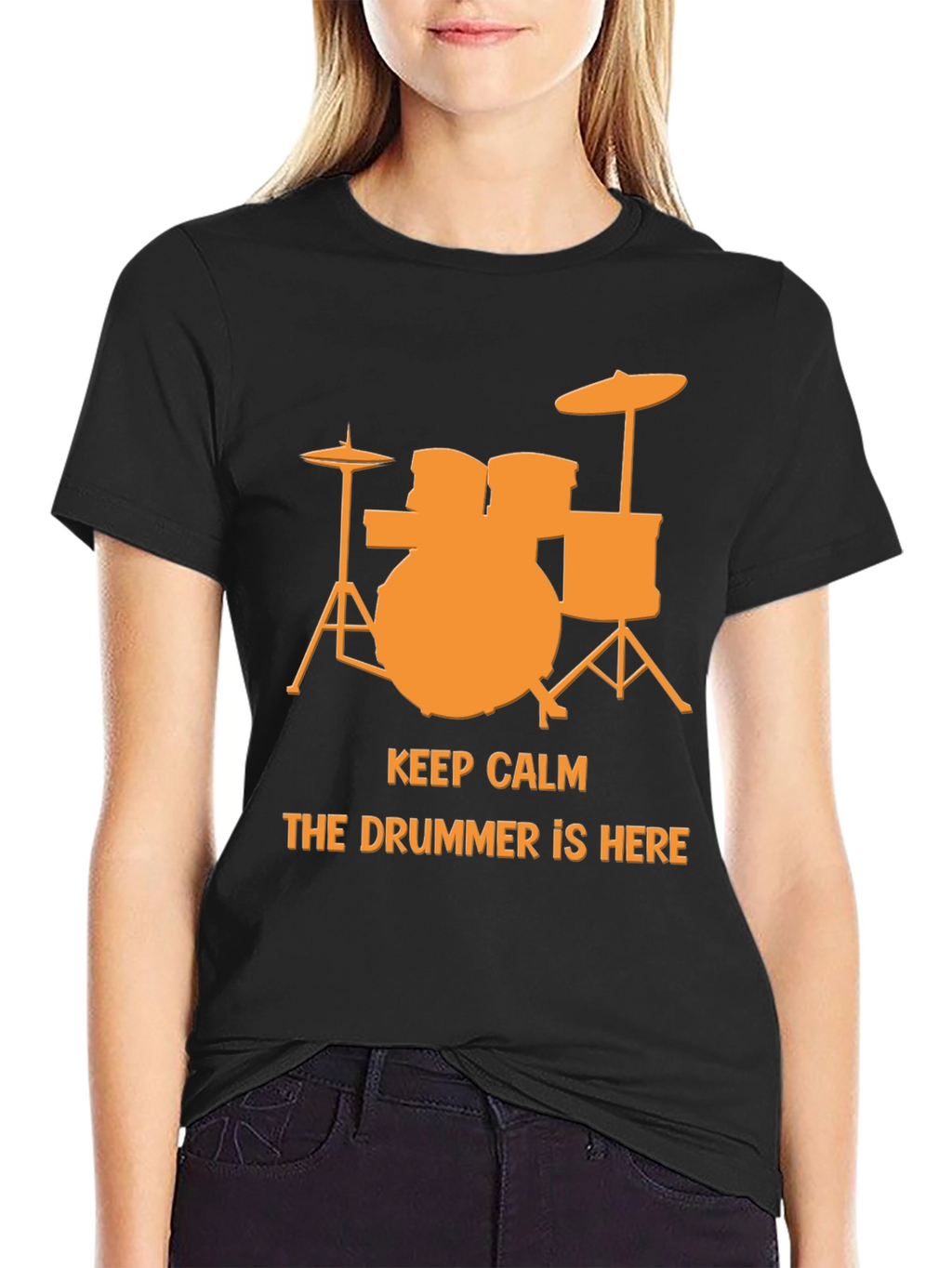 Keep Calm The Drummer Is Here T-Shirt