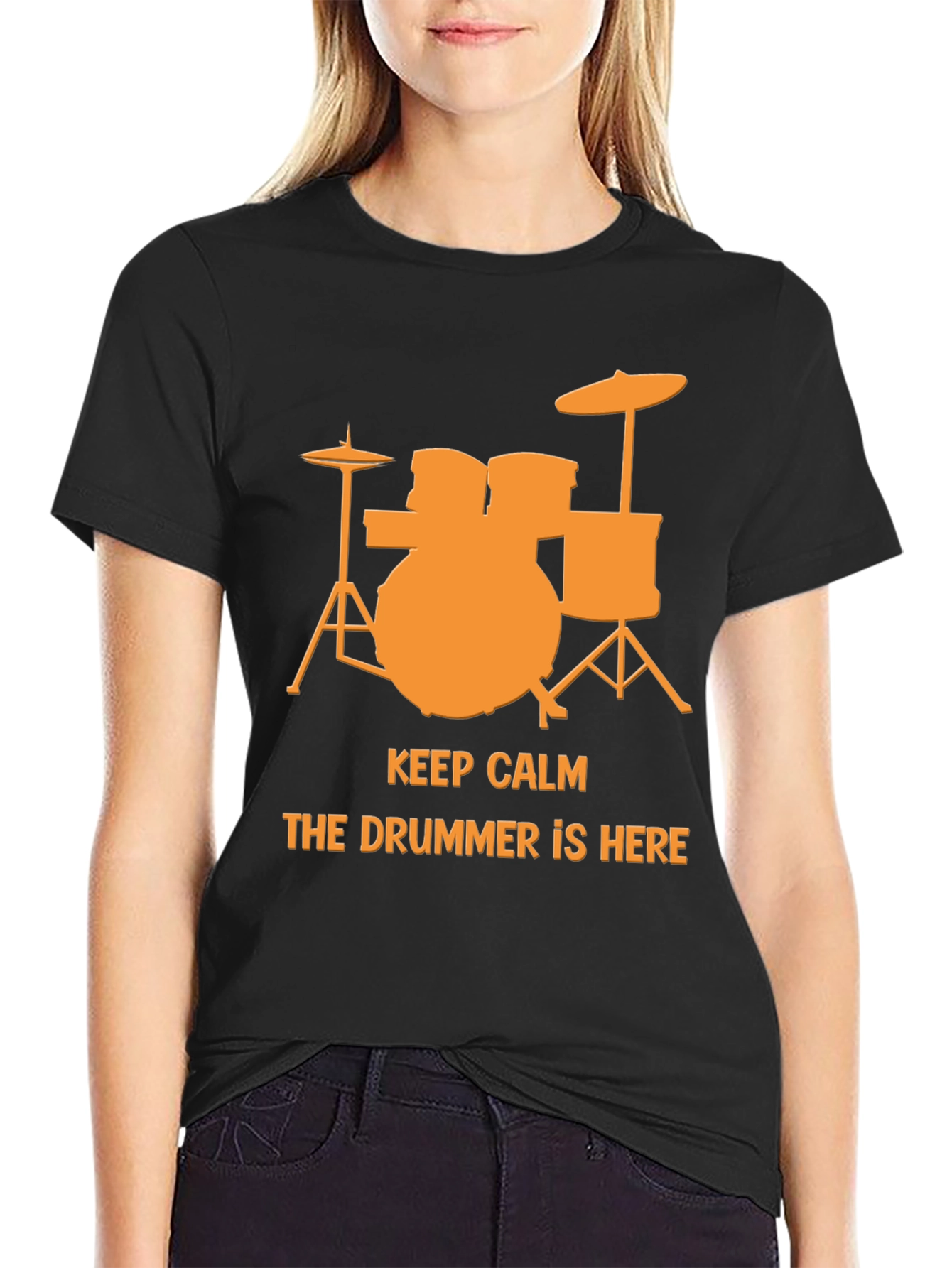 Keep Calm The Drummer Is Here T-Shirt