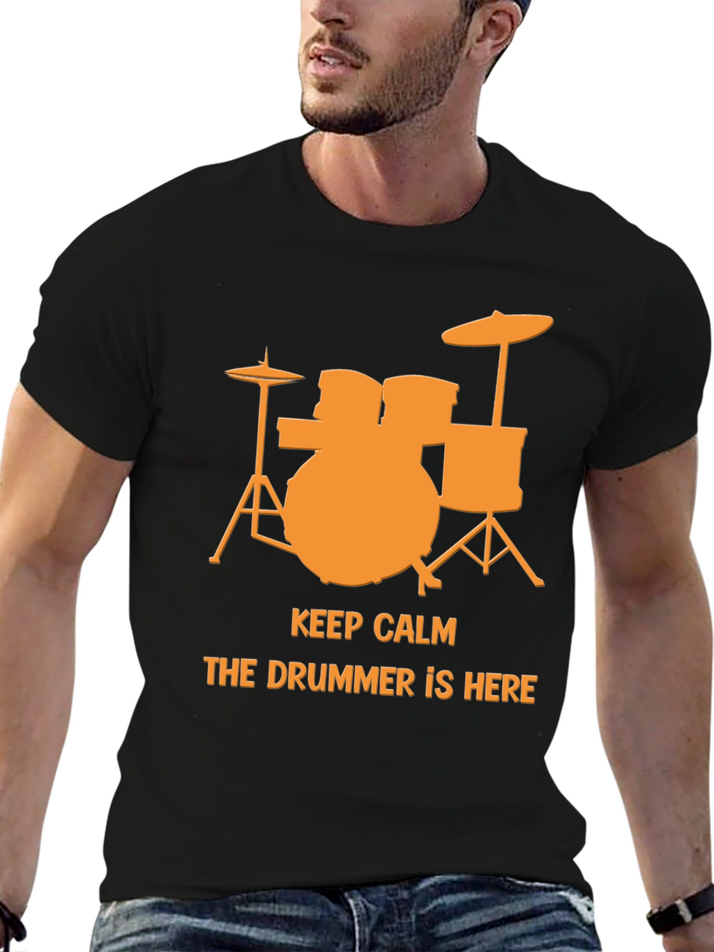 Keep Calm The Drummer Is Here T-Shirt