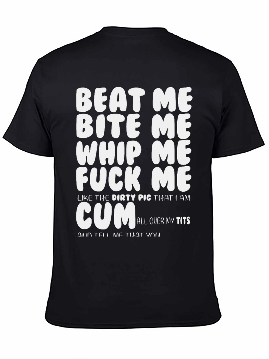 Provocative Graphic Print T-Shirt