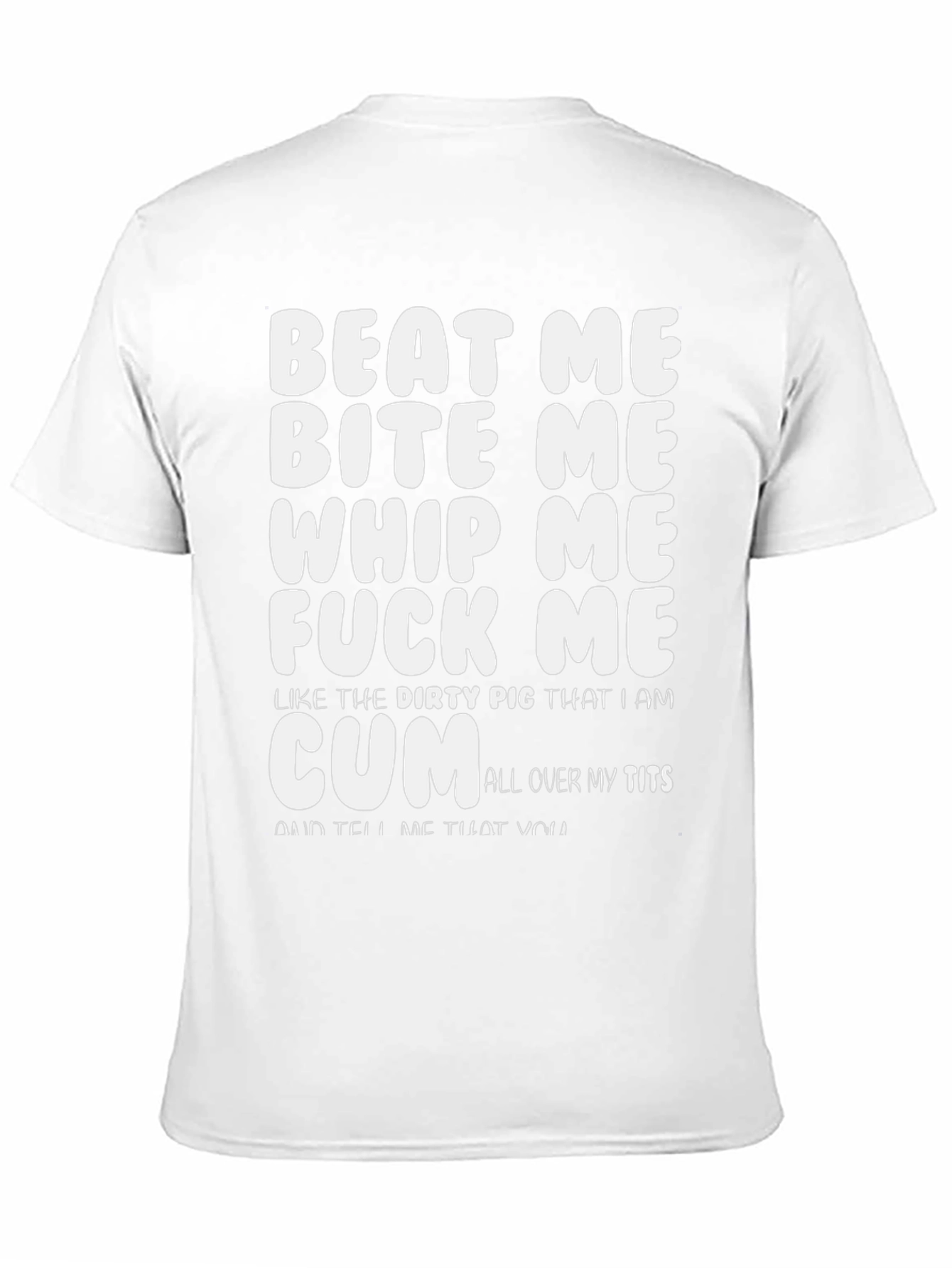 Provocative Graphic Print T-Shirt