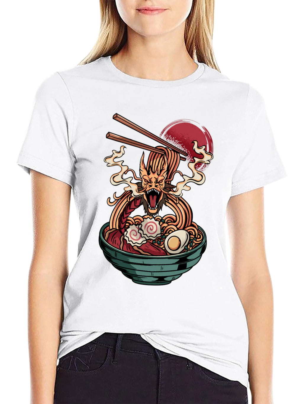 Dragon Ramen Black T-Shirt - Unique Graphic Tee