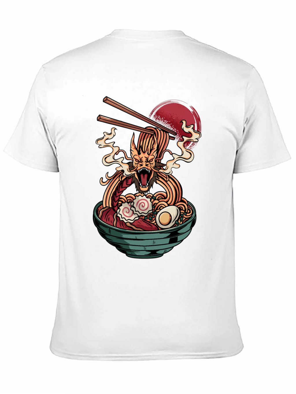 Dragon Ramen Black T-Shirt - Unique Graphic Tee