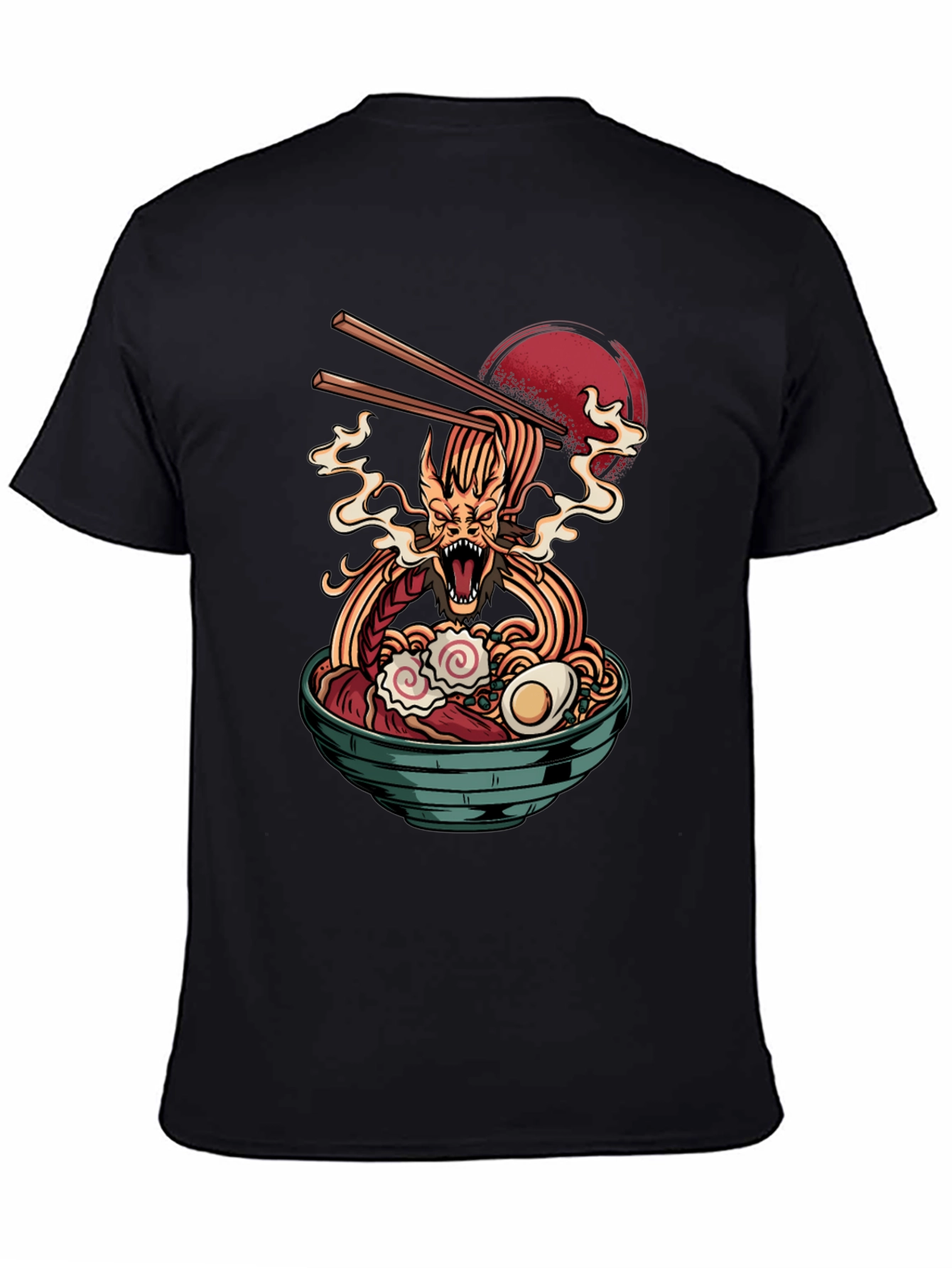 Dragon Ramen Black T-Shirt - Unique Graphic Tee