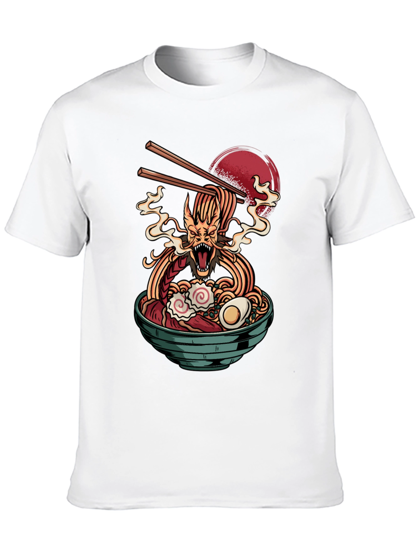 Dragon Ramen Black T-Shirt - Unique Graphic Tee