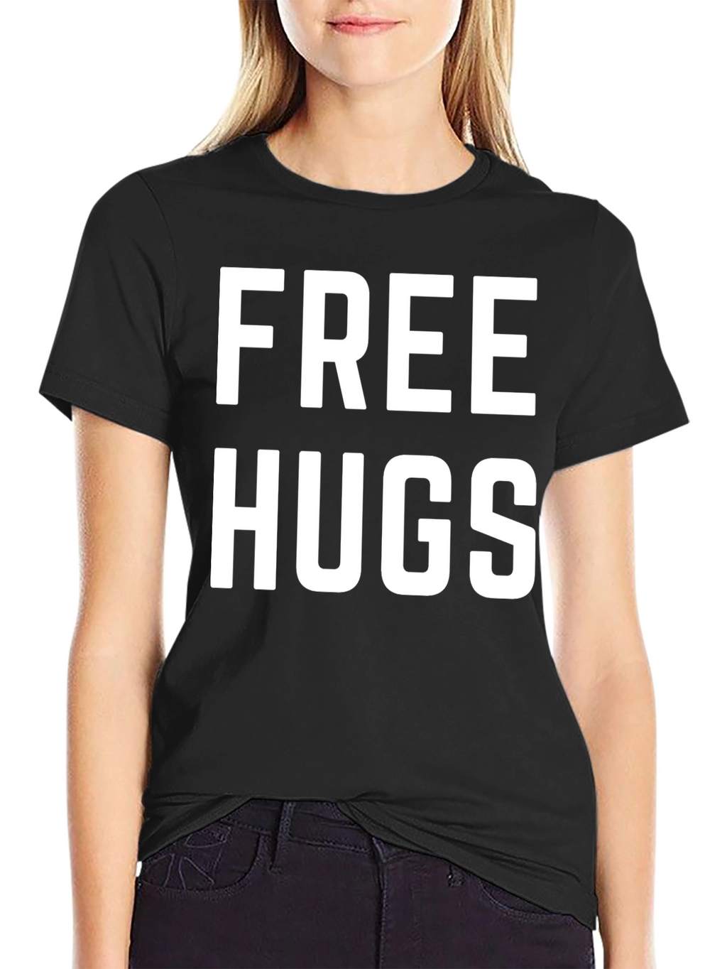 Free Hugs Graphic T-Shirt - Soft Cotton Blend