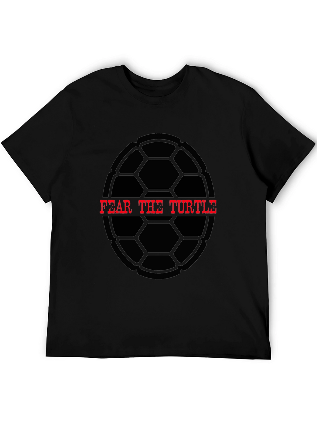 Fear The Turtle Graphic Tee - Black