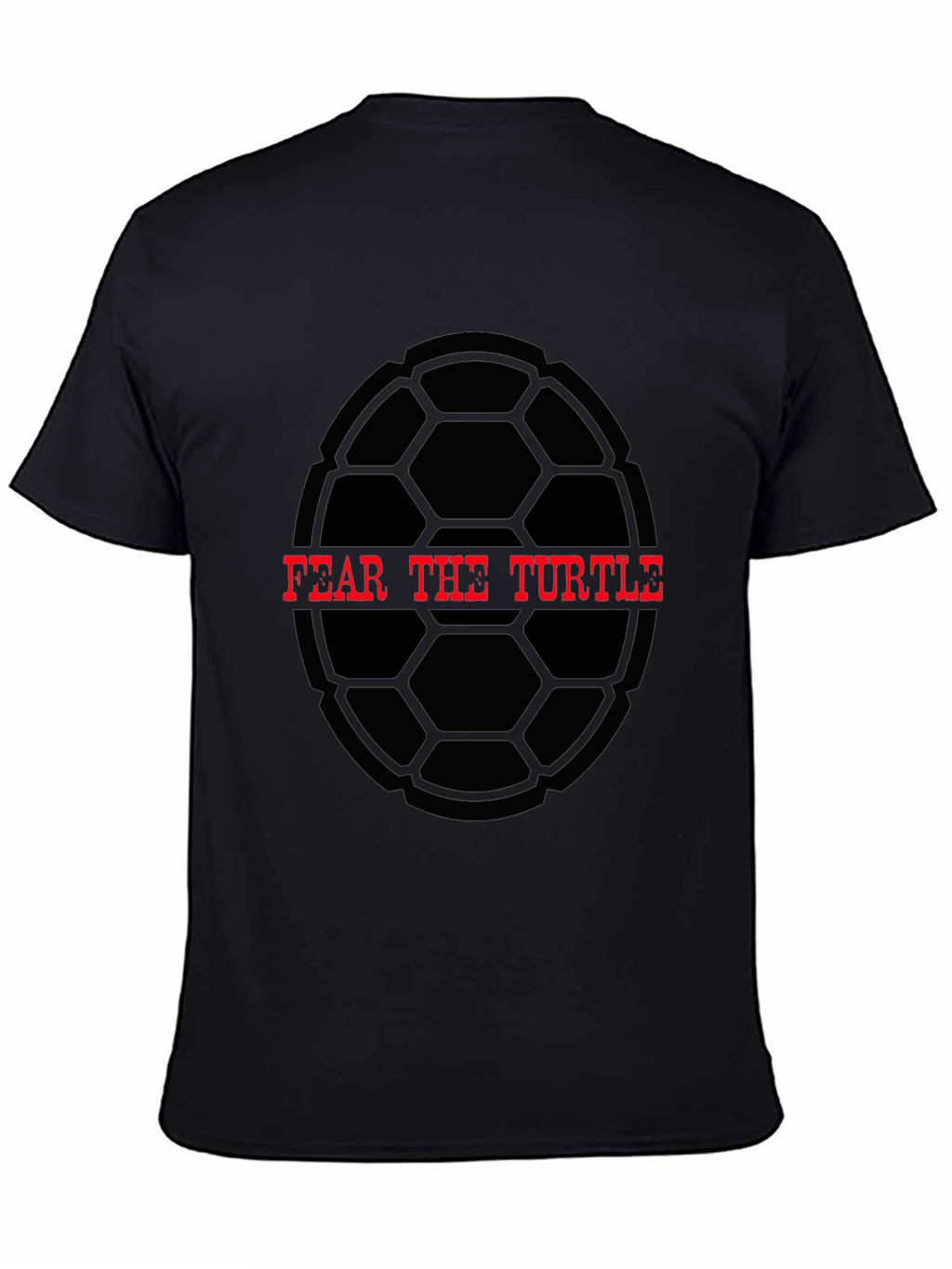 Fear The Turtle Graphic Tee - Black