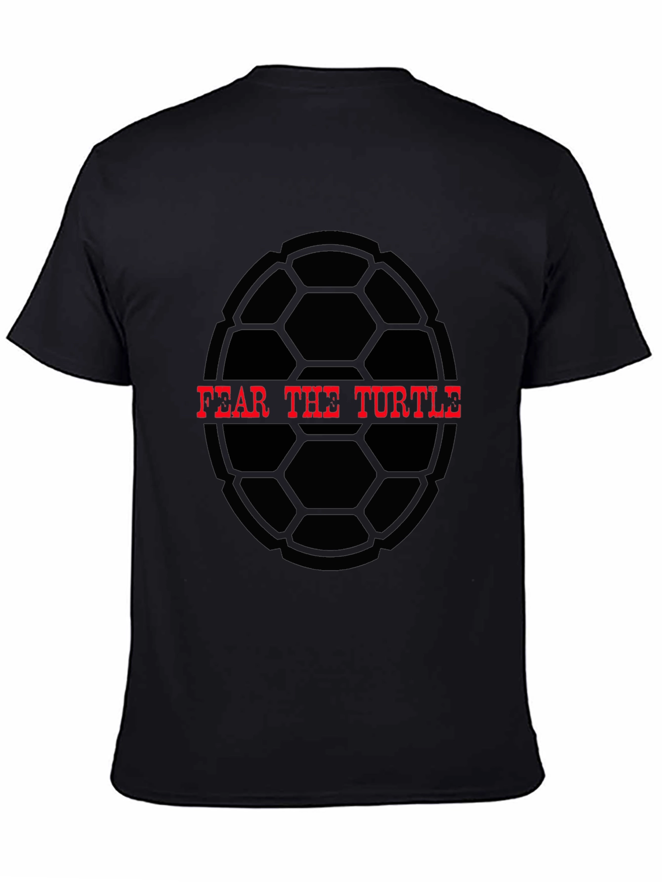 Fear The Turtle Graphic Tee - Black